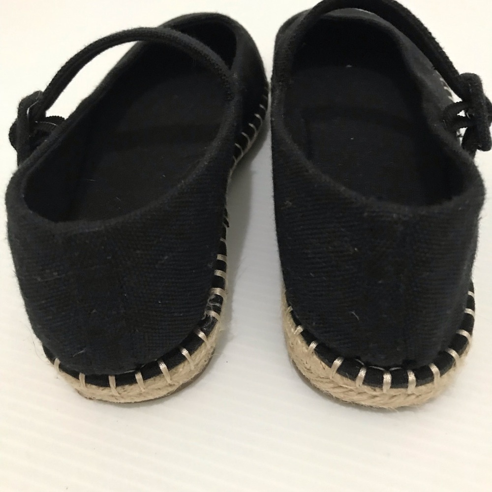 Haute Hippie Black Canvas Mary Jane Espadrilles - Picture 4 of 7